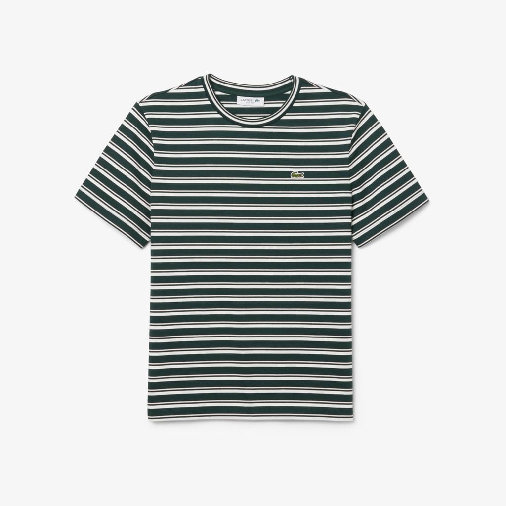 Áo Thun Lacoste Nữ Dáng Suông Jersey Sọc