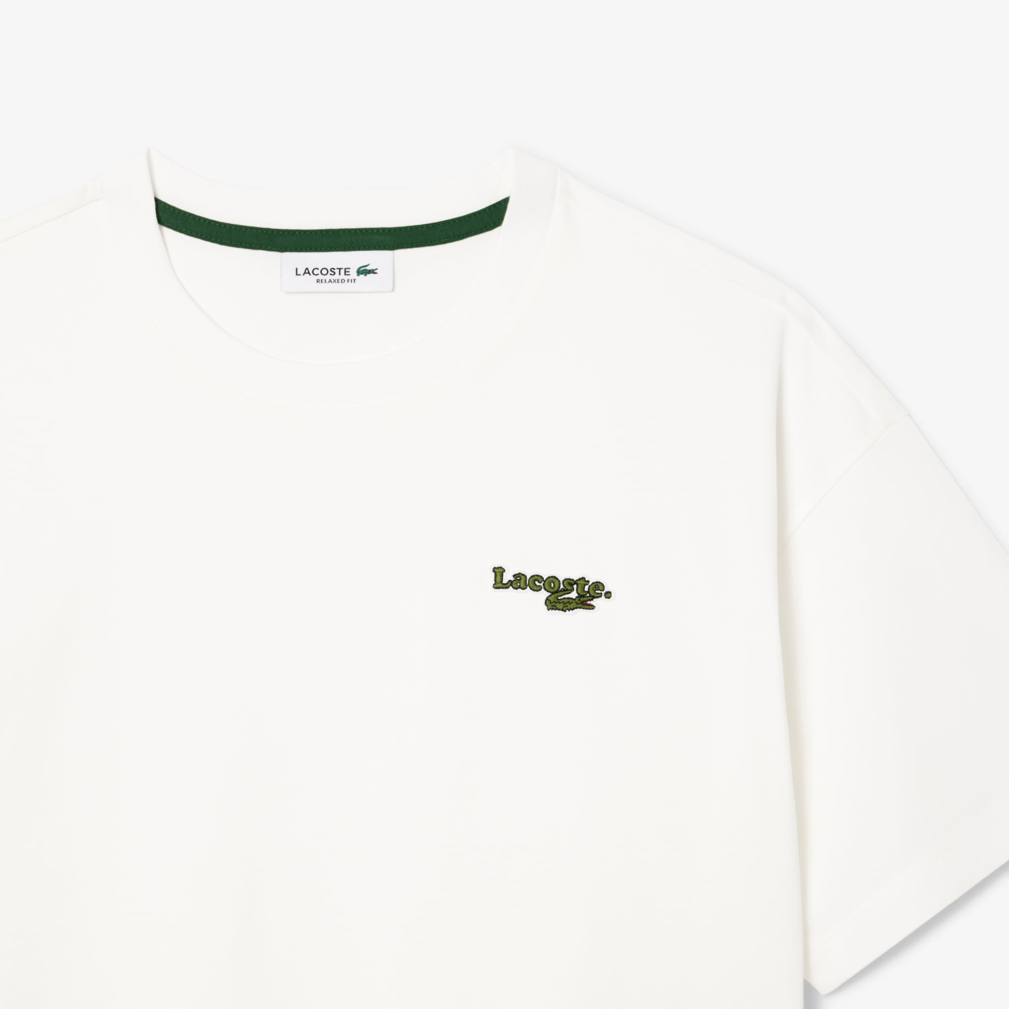 Áo Thun Lacoste Nữ Dáng Rộng Chất Liệu Cotton Jersey Phong Cách Thường Ngày