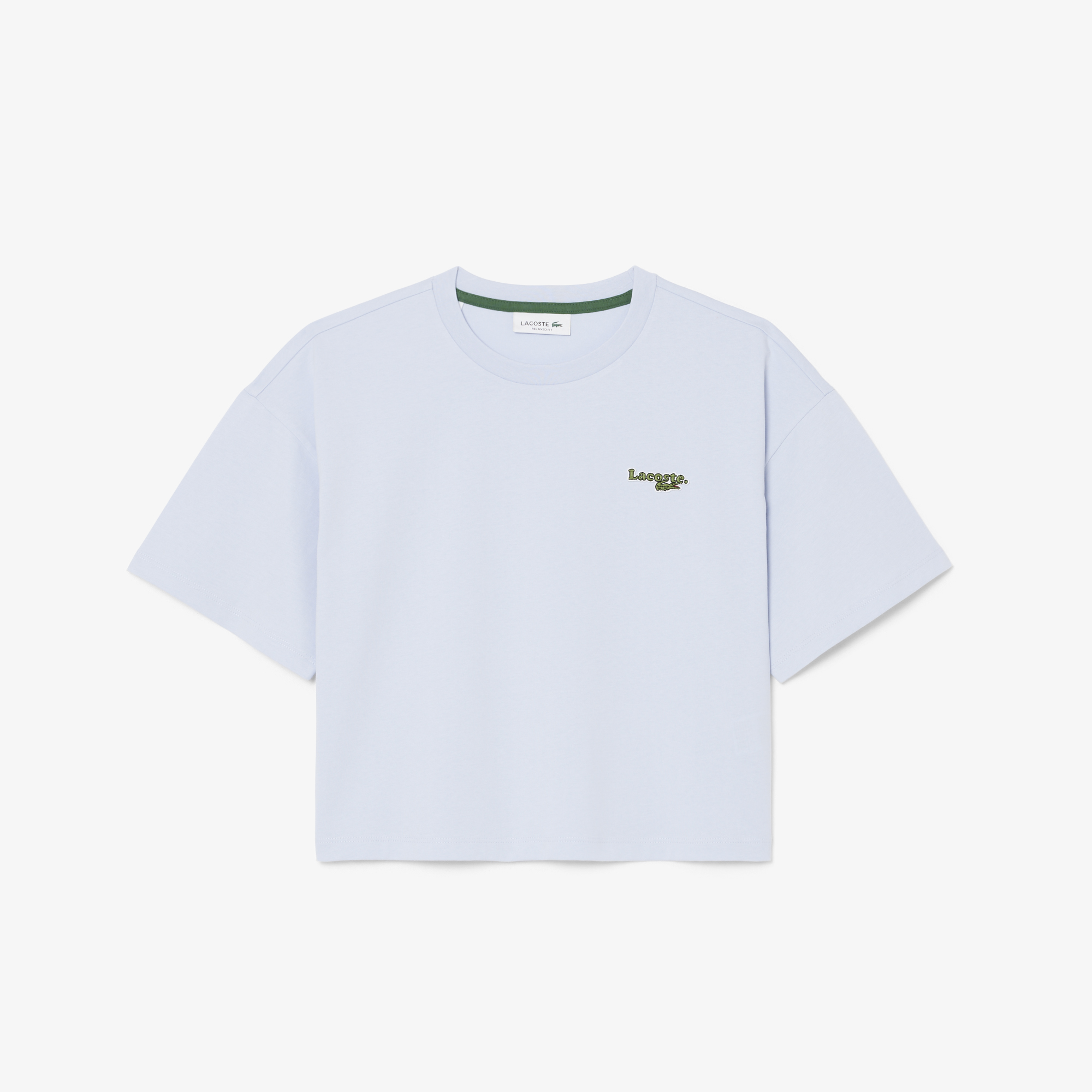Áo Thun Lacoste Nữ Dáng Rộng Chất Liệu Cotton Jersey Phong Cách Thường Ngày