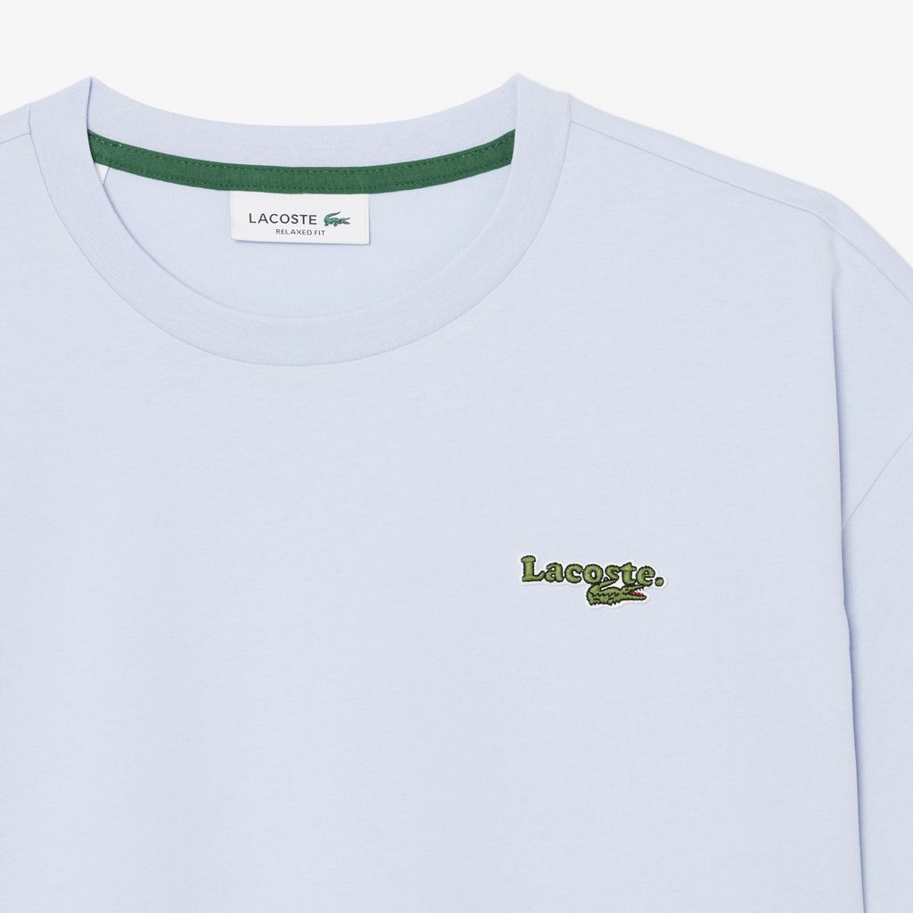 Áo Thun Lacoste Nữ Dáng Rộng Chất Liệu Cotton Jersey Phong Cách Thường Ngày