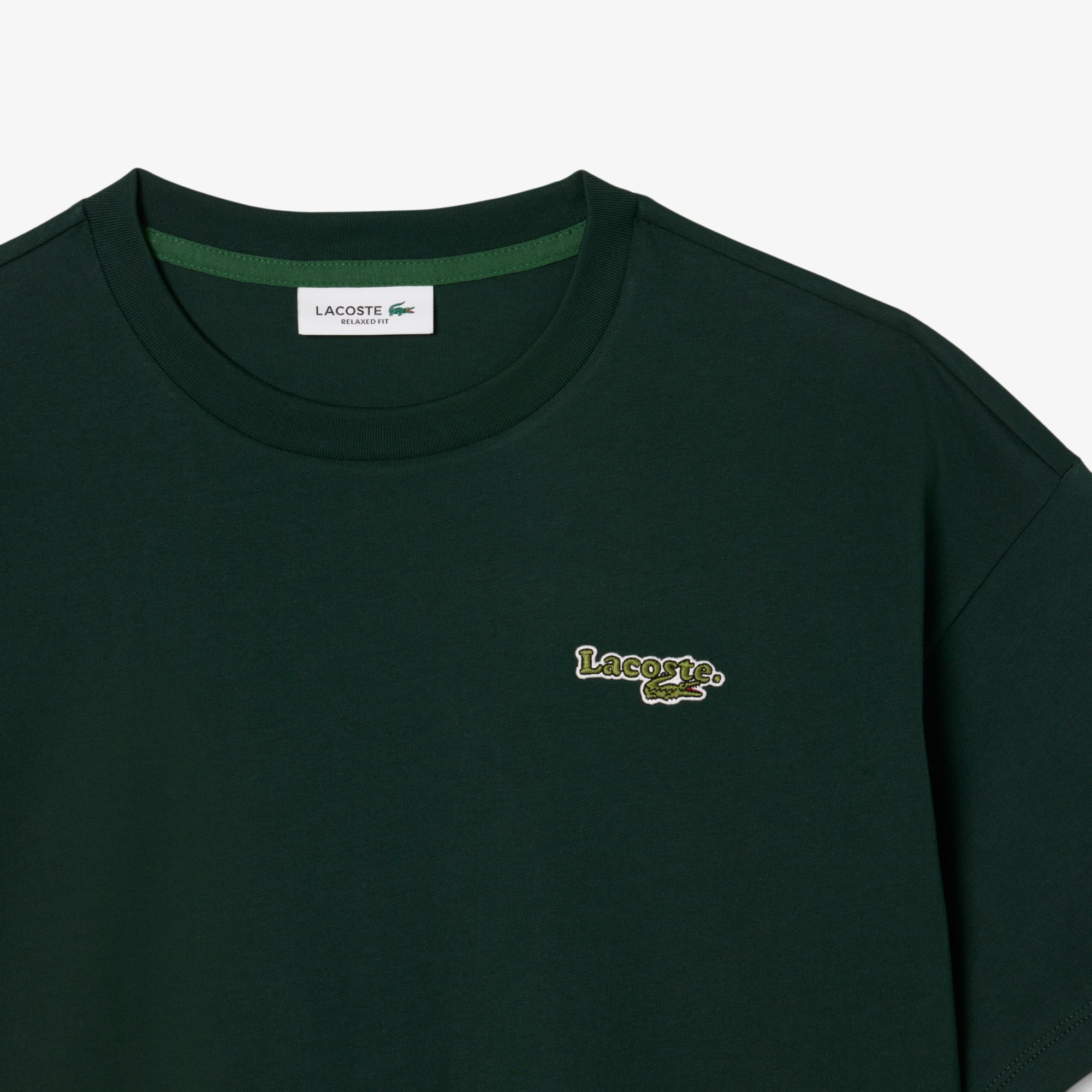 Áo Thun Lacoste Nữ Dáng Rộng Chất Liệu Cotton Jersey Phong Cách Thường Ngày