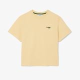 Áo Thun Lacoste Nữ Oversize Dáng Ngắn Chất Liệu Cotton