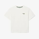 Áo Thun Lacoste Nữ Oversize Dáng Ngắn Chất Liệu Cotton