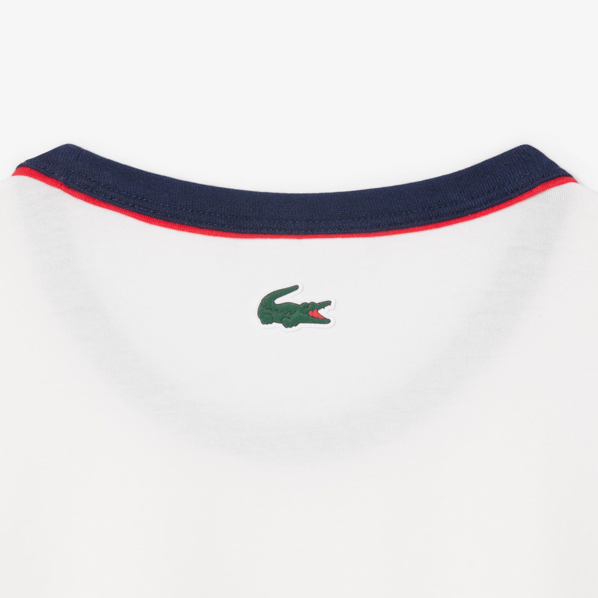 Áo Thun Tennis Lacoste Nữ Ôm Dáng Thoáng Khí Heritage Badge