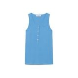 Áo Tank Top Lacoste Nữ Ôm Dáng Chất Liệu Cotton Bo Gân