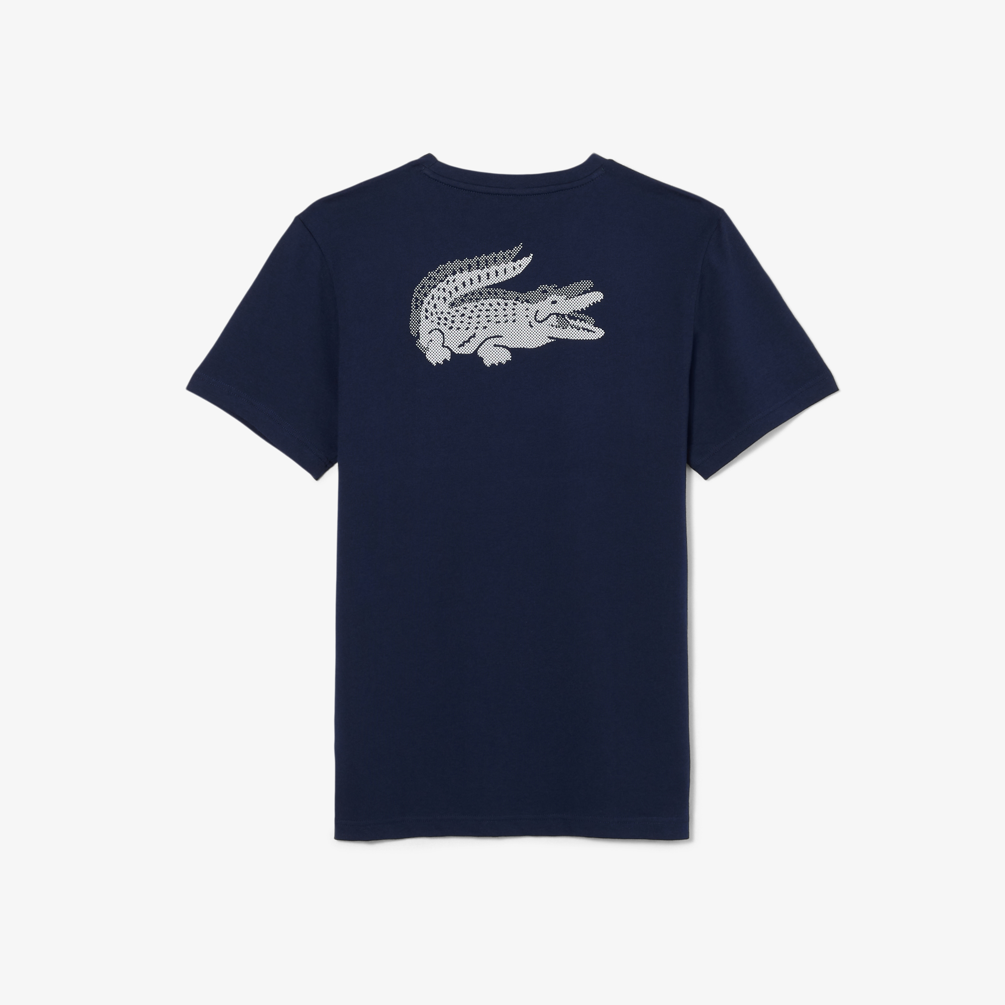 Áo Thun Thể Thao Lacoste Nam Ôm Dáng In Hình Cá Sấu Công Nghệ Thoáng Khí