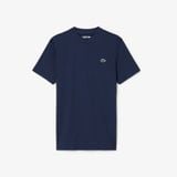 Áo Thun Tennis Lacoste Nam Dáng Suông Dệt Nổi Co Giãn Công Nghệ Thoáng Khí