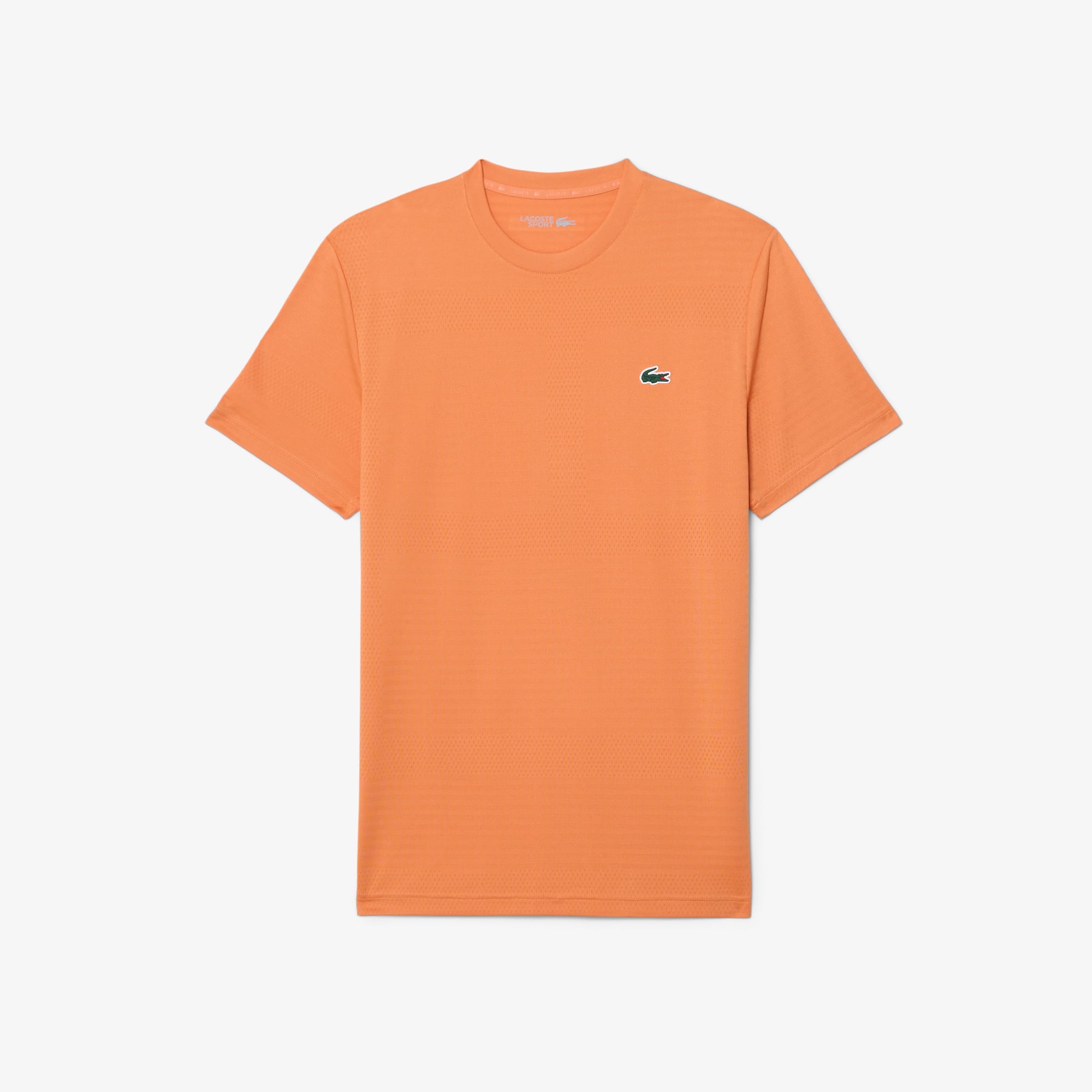 Áo Thun Tennis Lacoste Nam Dáng Suông Dệt Nổi Co Giãn Công Nghệ Thoáng Khí