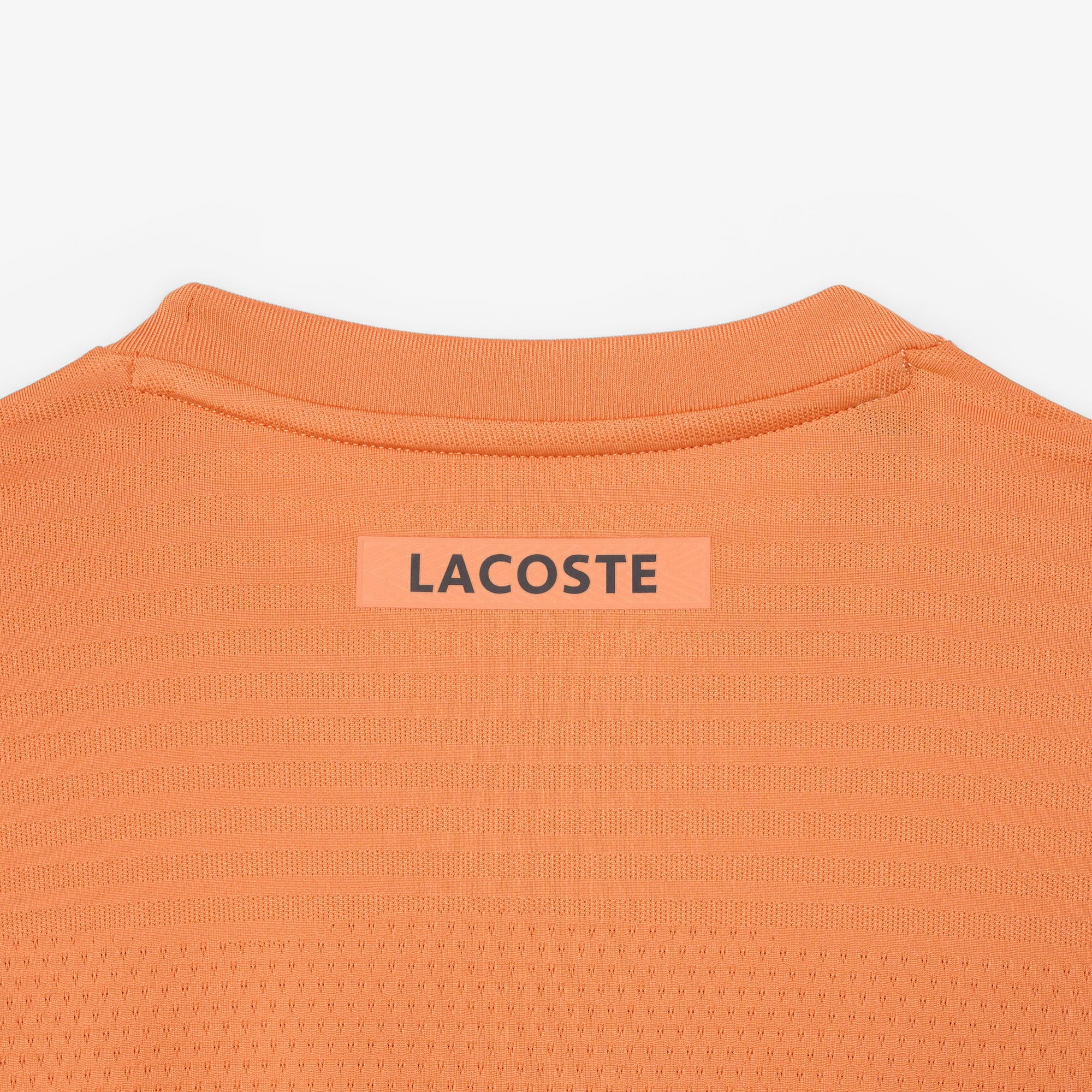 Áo Thun Tennis Lacoste Nam Dáng Suông Dệt Nổi Co Giãn Công Nghệ Thoáng Khí