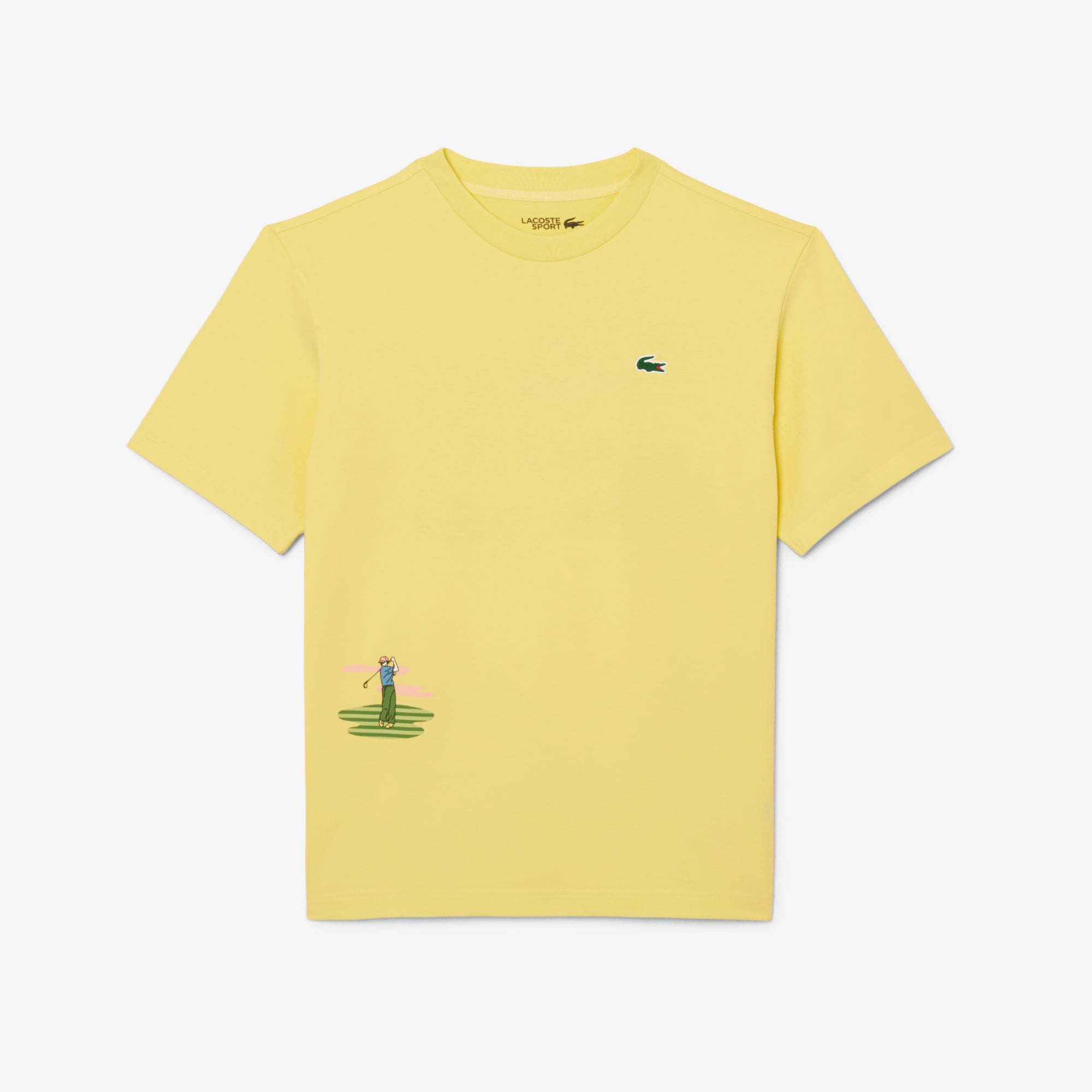 Áo Thun Golf Lacoste Nam Dáng Suông Công Nghệ Thoáng Khí
