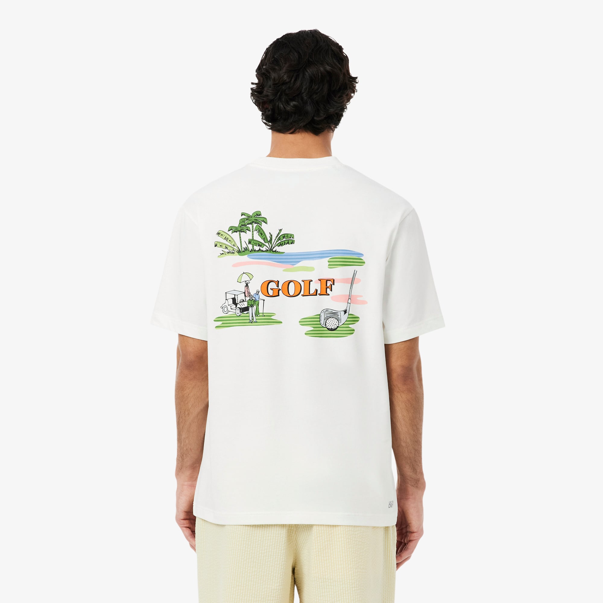 Áo Thun Golf Lacoste Nam Dáng Suông Công Nghệ Thoáng Khí