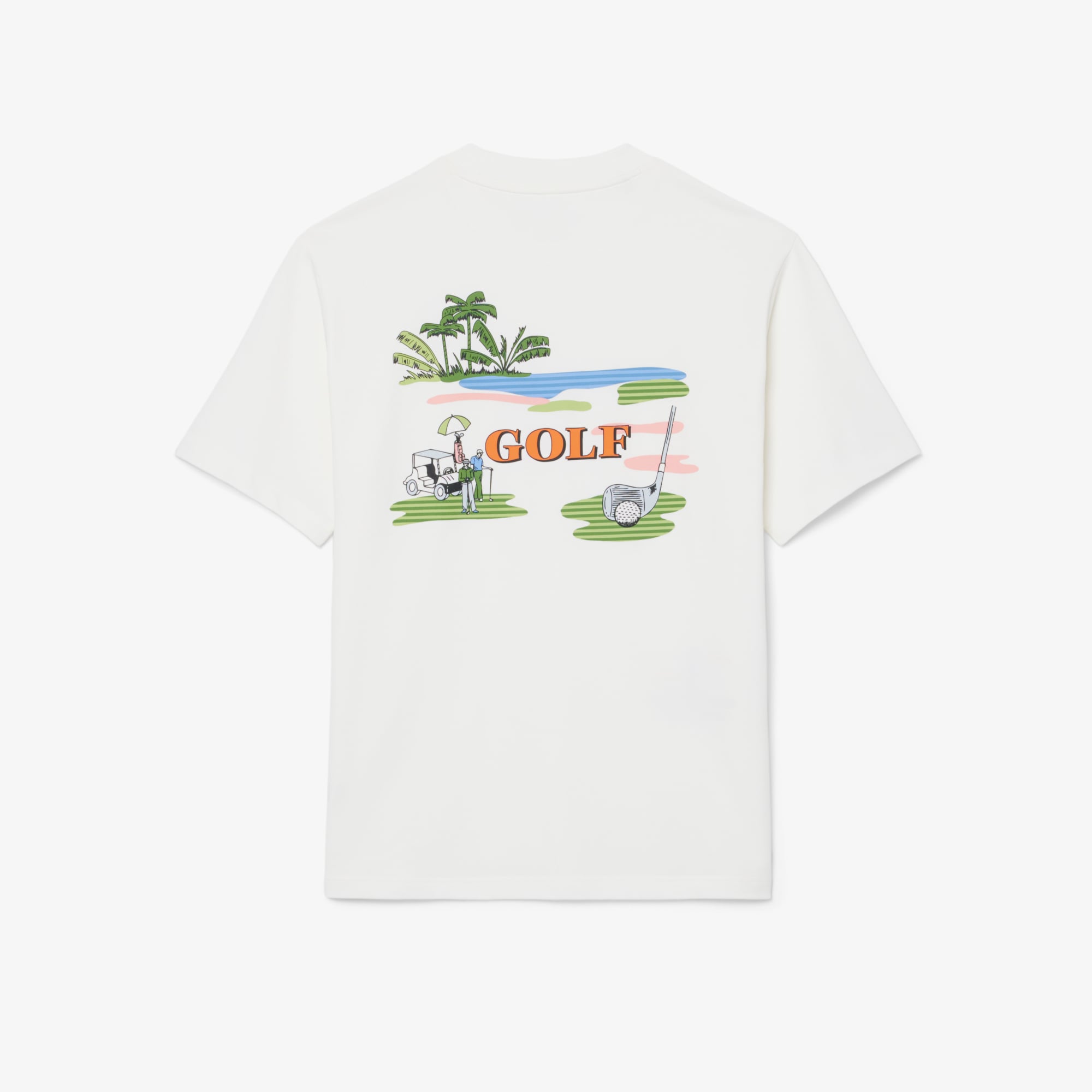 Áo Thun Golf Lacoste Nam Dáng Suông Công Nghệ Thoáng Khí