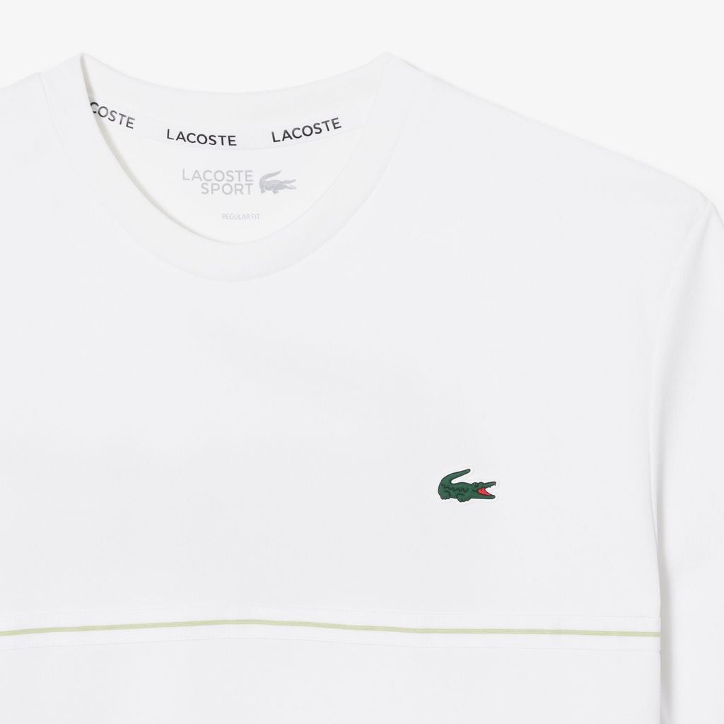 Áo Thun Thể Thao Lacoste Nam Dáng Cổ Điển In Hình Cá Sấu Công Nghệ Thoáng Khí