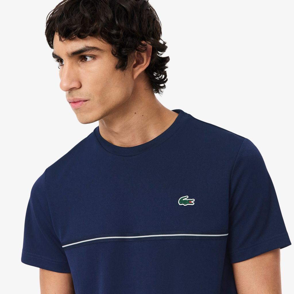 Áo Thun Thể Thao Lacoste Nam Dáng Cổ Điển In Hình Cá Sấu Công Nghệ Thoáng Khí