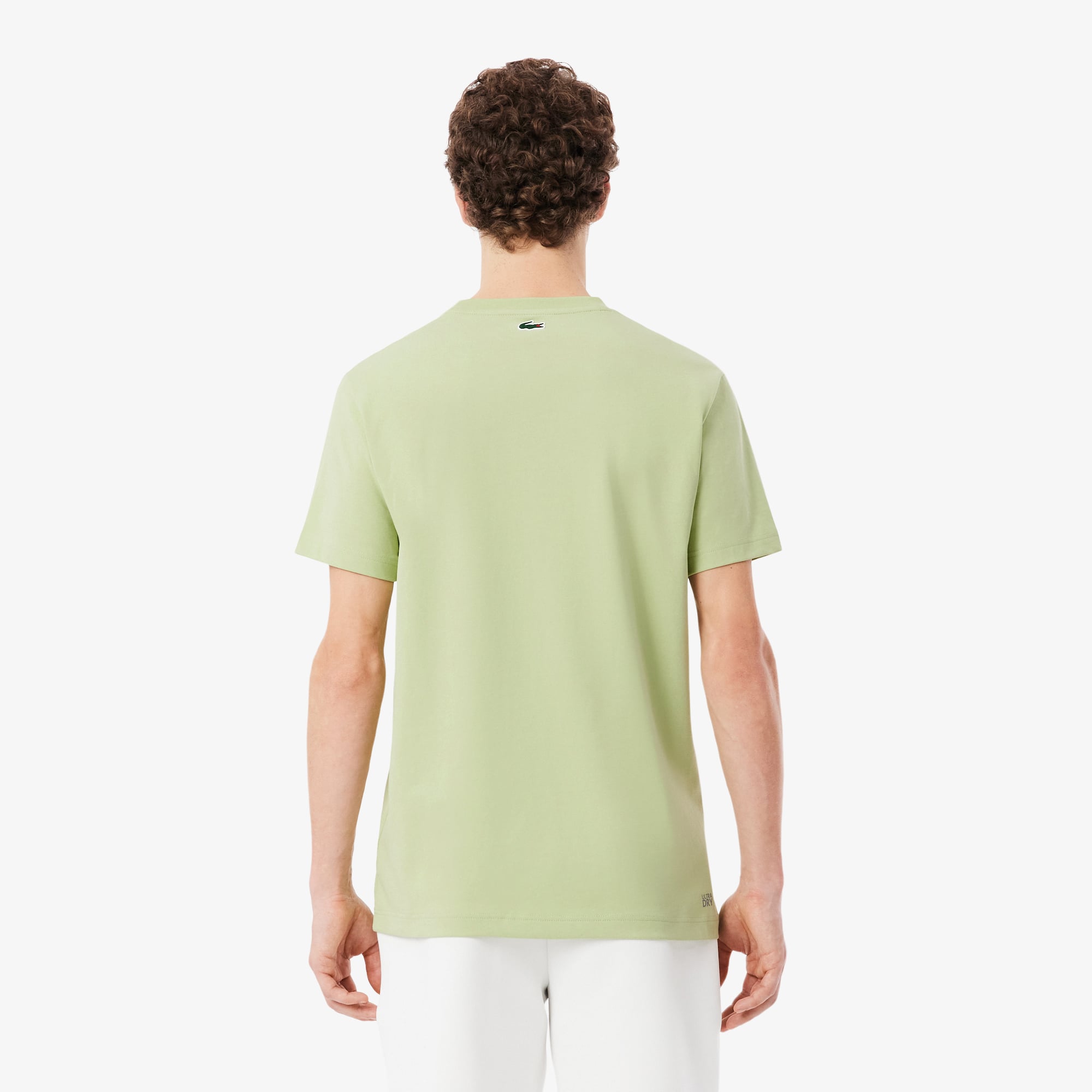 Áo Thun Tennis Lacoste Nam Dáng Suông In Hình Công Nghệ Thoáng Khí