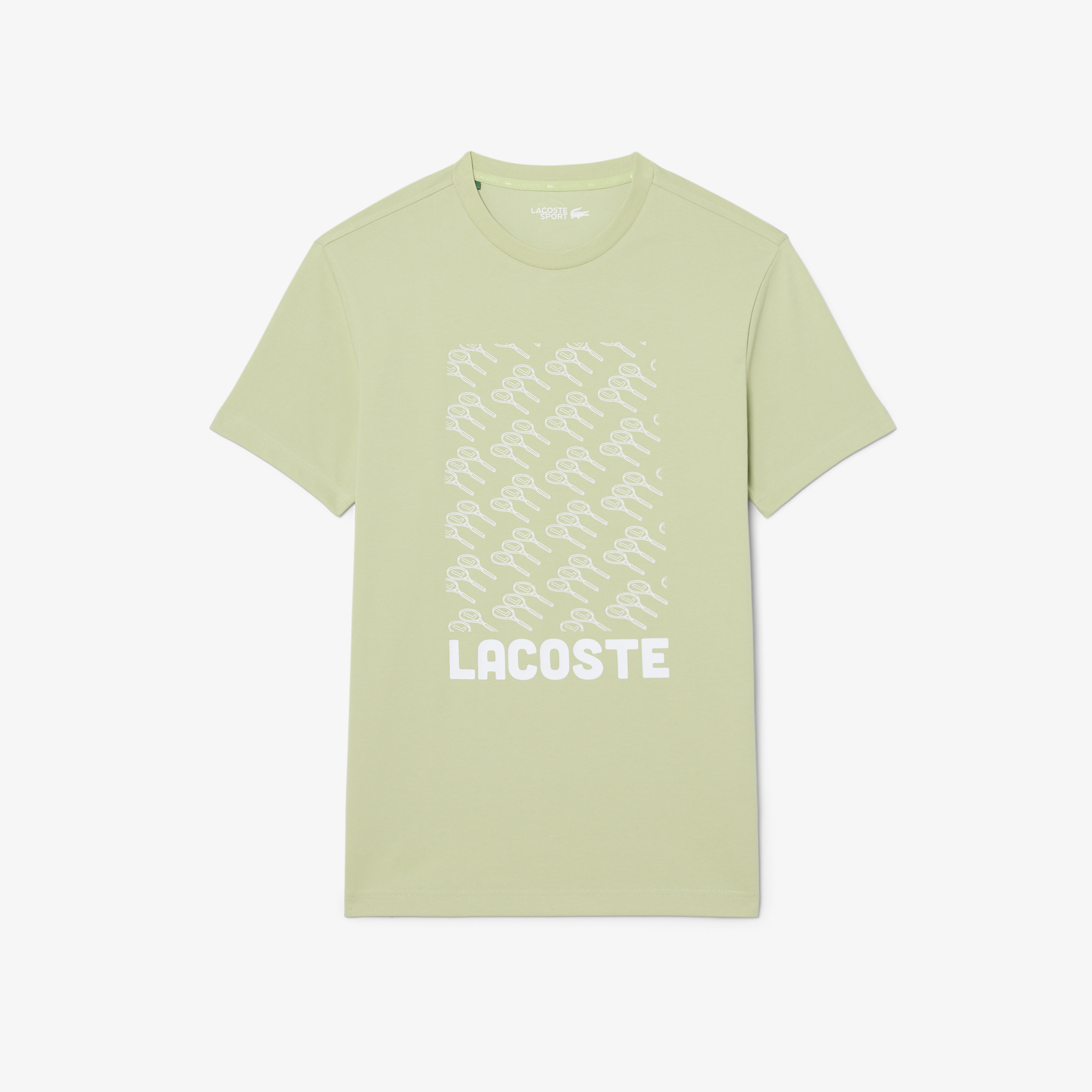 Áo Thun Tennis Lacoste Nam Dáng Suông In Hình Công Nghệ Thoáng Khí