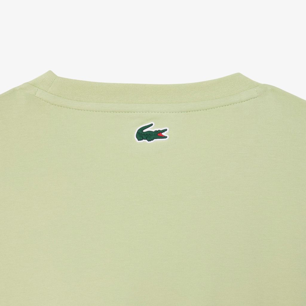 Áo Thun Tennis Lacoste Nam Dáng Suông In Hình Công Nghệ Thoáng Khí