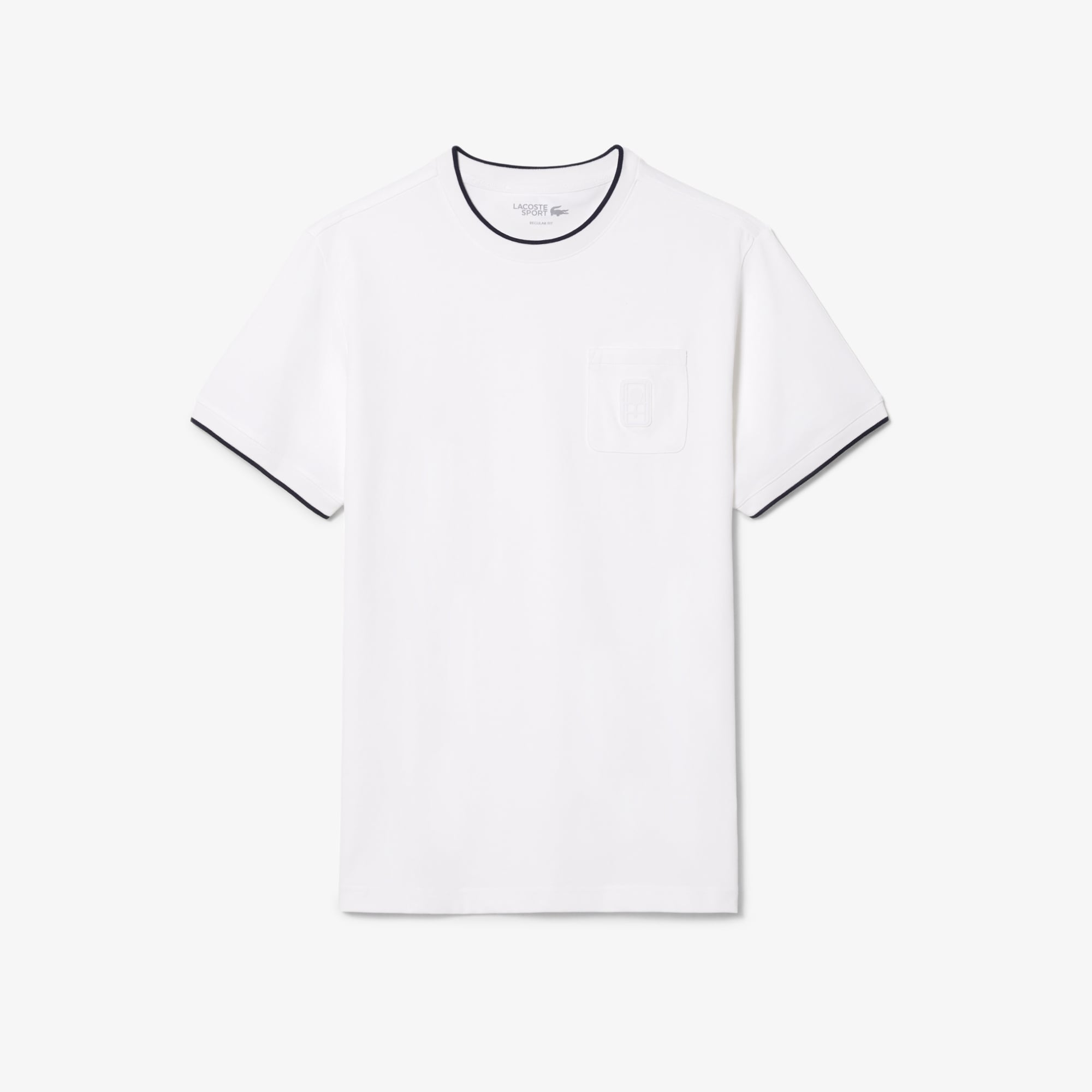Áo Thun Tennis Lacoste Nam Heritage Dáng Suông Có Phù Hiệu Công Nghệ Thoáng Khí