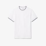 Áo Thun Tennis Lacoste Nam Heritage Dáng Suông Có Phù Hiệu Công Nghệ Thoáng Khí