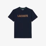 Áo Thun Thể Thao Lacoste Nam Dáng Suông In Hình Công Nghệ Thoáng Khí