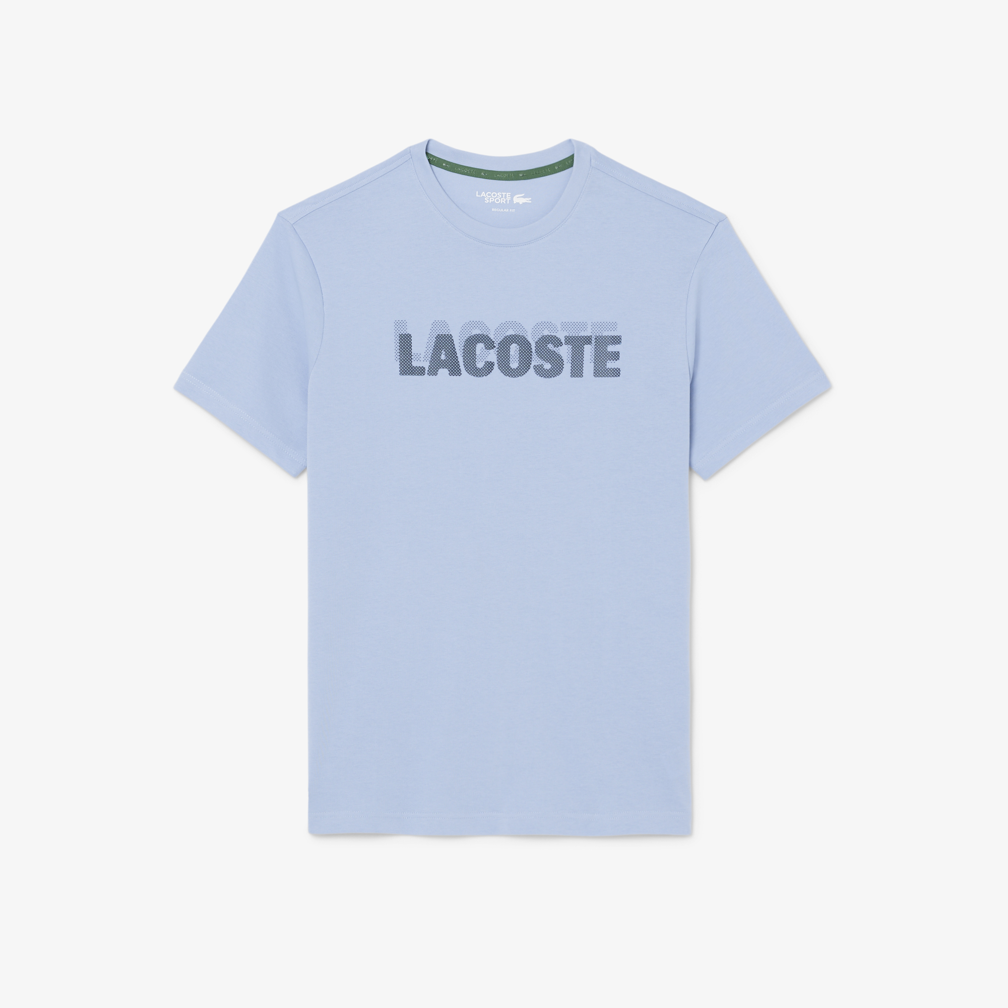 Áo Thun Thể Thao Lacoste Nam Dáng Suông In Hình Công Nghệ Thoáng Khí