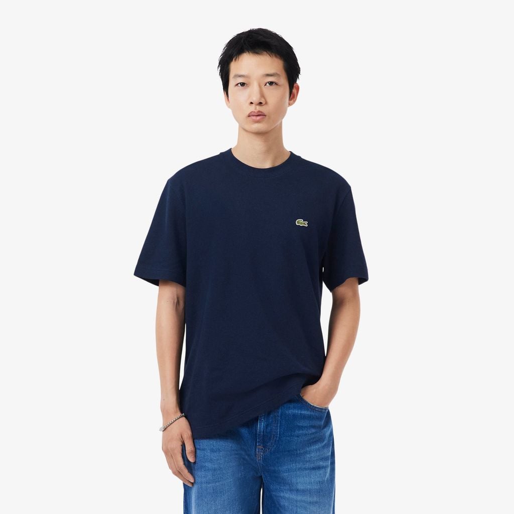 Áo Thun Lacoste Nam Chất Liệu Cotton Linen Piqué