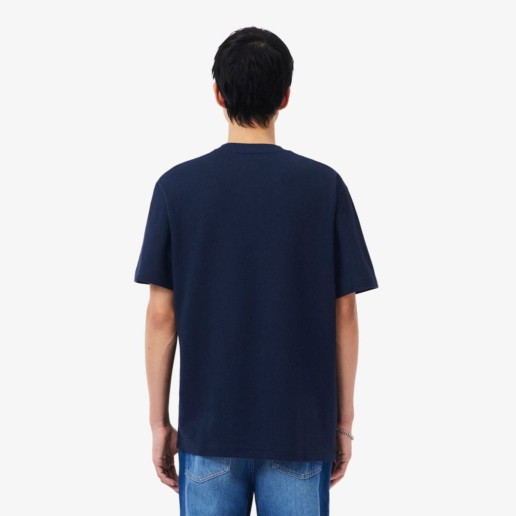 Áo Thun Lacoste Nam Chất Liệu Cotton Linen Piqué