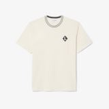 Áo Thun Lacoste Nam Dáng Suông Điểm Nhấn Phù Hiệu Sản Xuất Tại Pháp