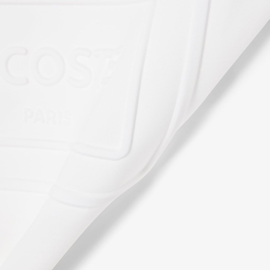 Áo Thun Lacoste Unisex Dáng Cổ Điển Chất Liệu Cotton Thêu