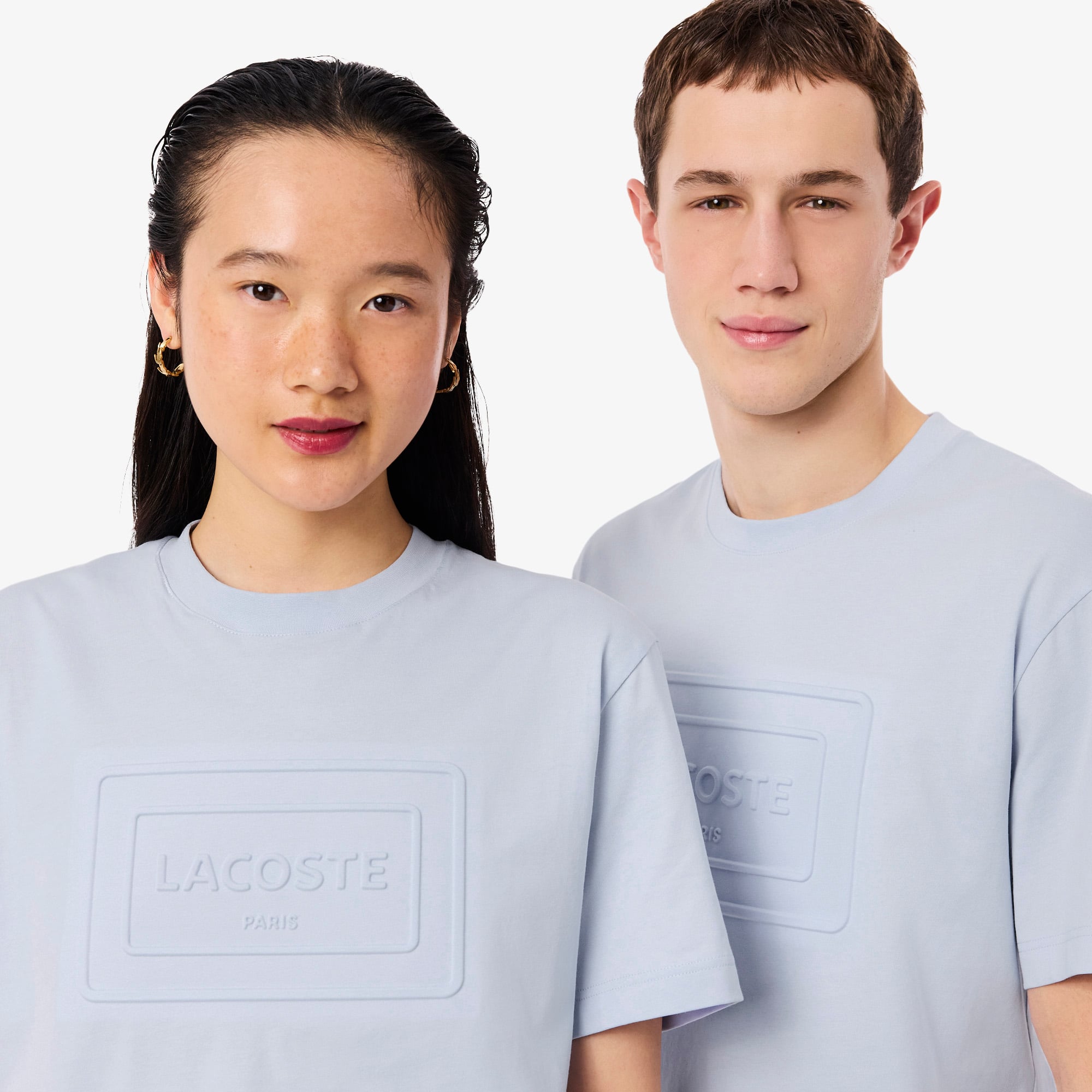 Áo Thun Lacoste Unisex Dáng Cổ Điển Chất Liệu Cotton Thêu
