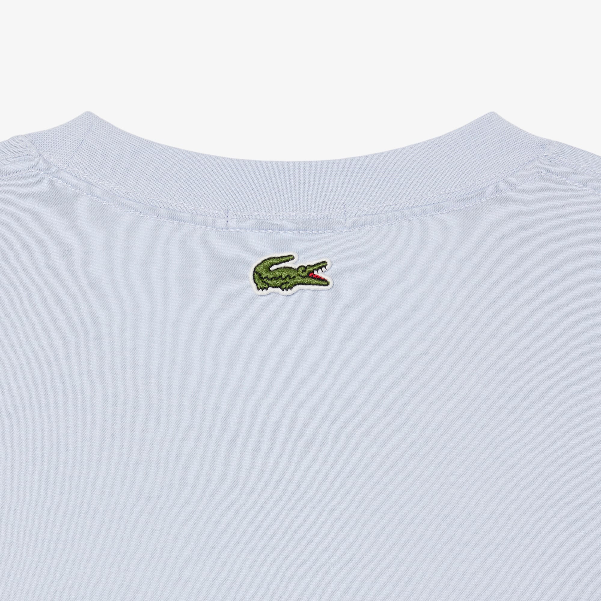 Áo Thun Lacoste Unisex Dáng Cổ Điển Chất Liệu Cotton Thêu