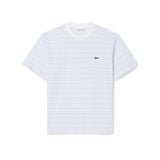 Áo Thun Lacoste Nam Dáng Cổ Điển Chất Liệu Cotton Kẻ Sọc