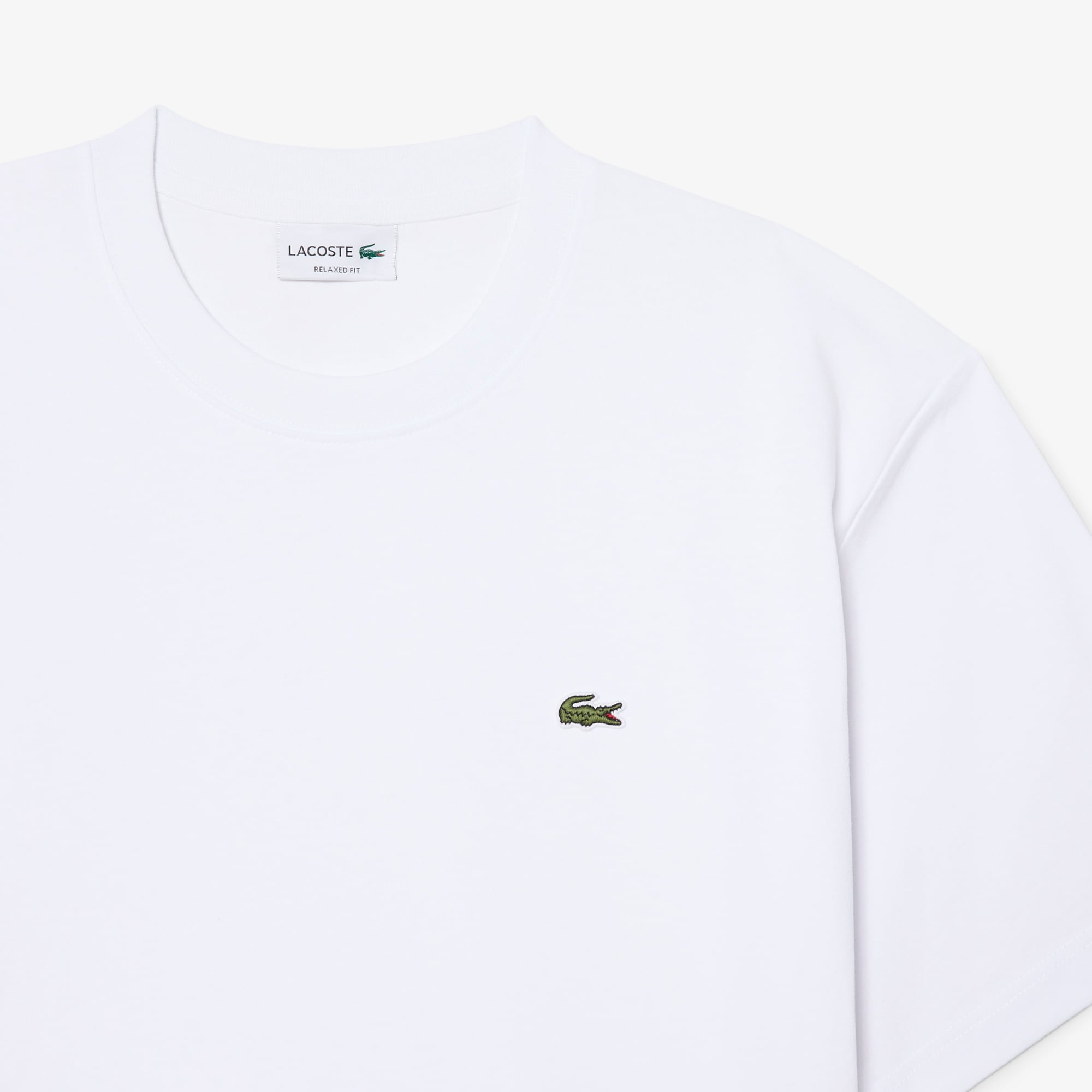 Áo Thun Lacoste Nam Dáng Cổ Điển Chất Liệu Cotton Jersey Dày Dặn