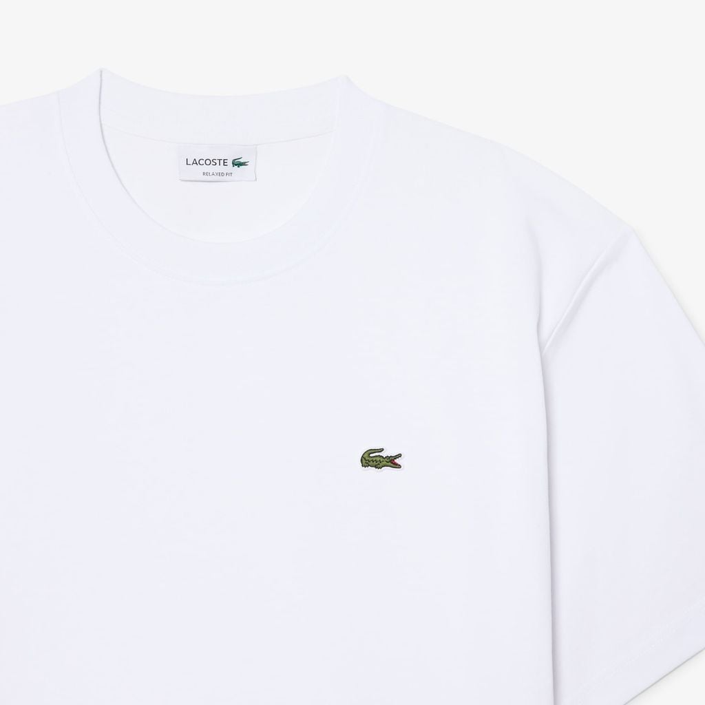 Áo Thun Lacoste Nam Dáng Cổ Điển Chất Liệu Cotton Jersey Dày Dặn