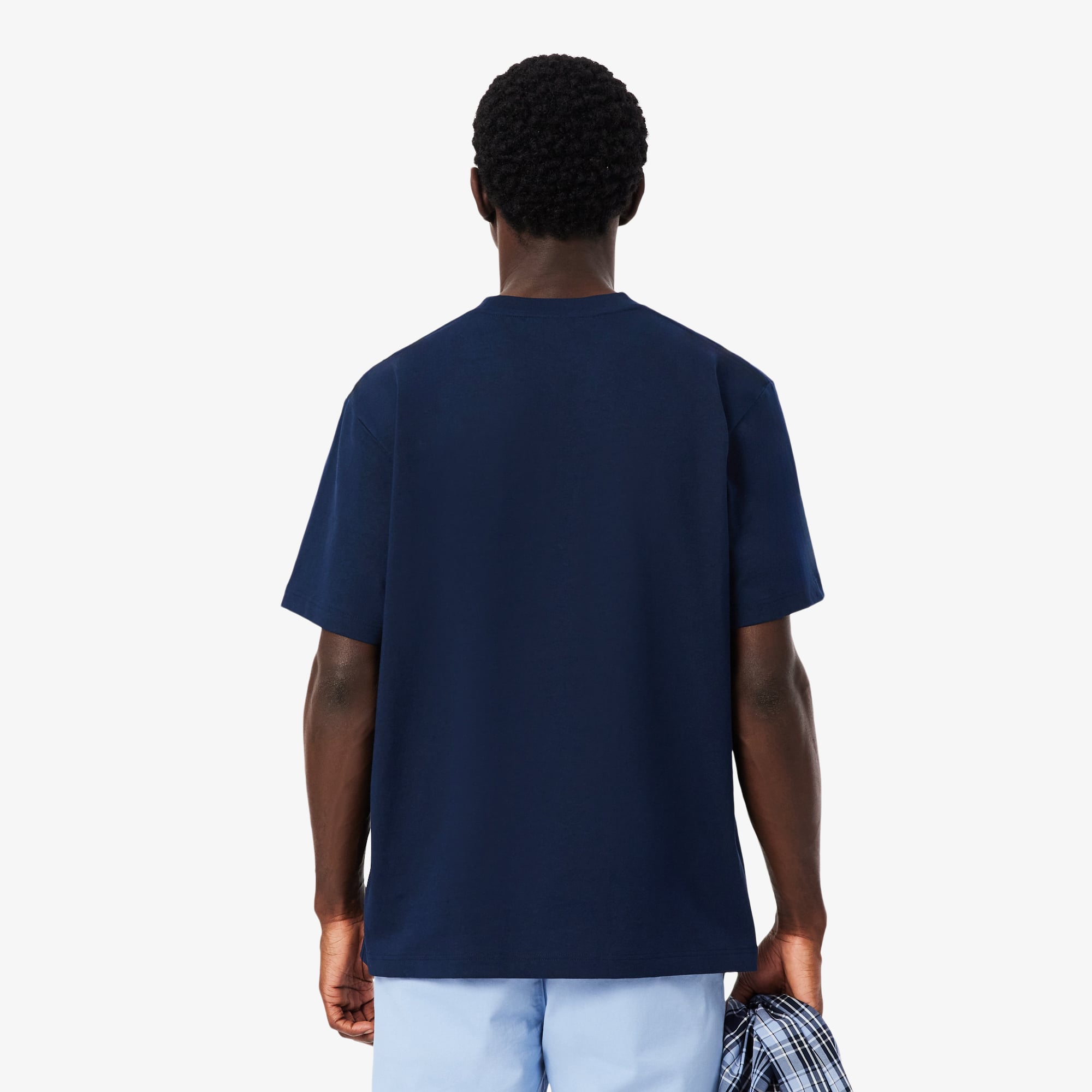 Áo Thun Lacoste Nam Dáng Cổ Điển Chất Liệu Cotton Jersey Dày Dặn