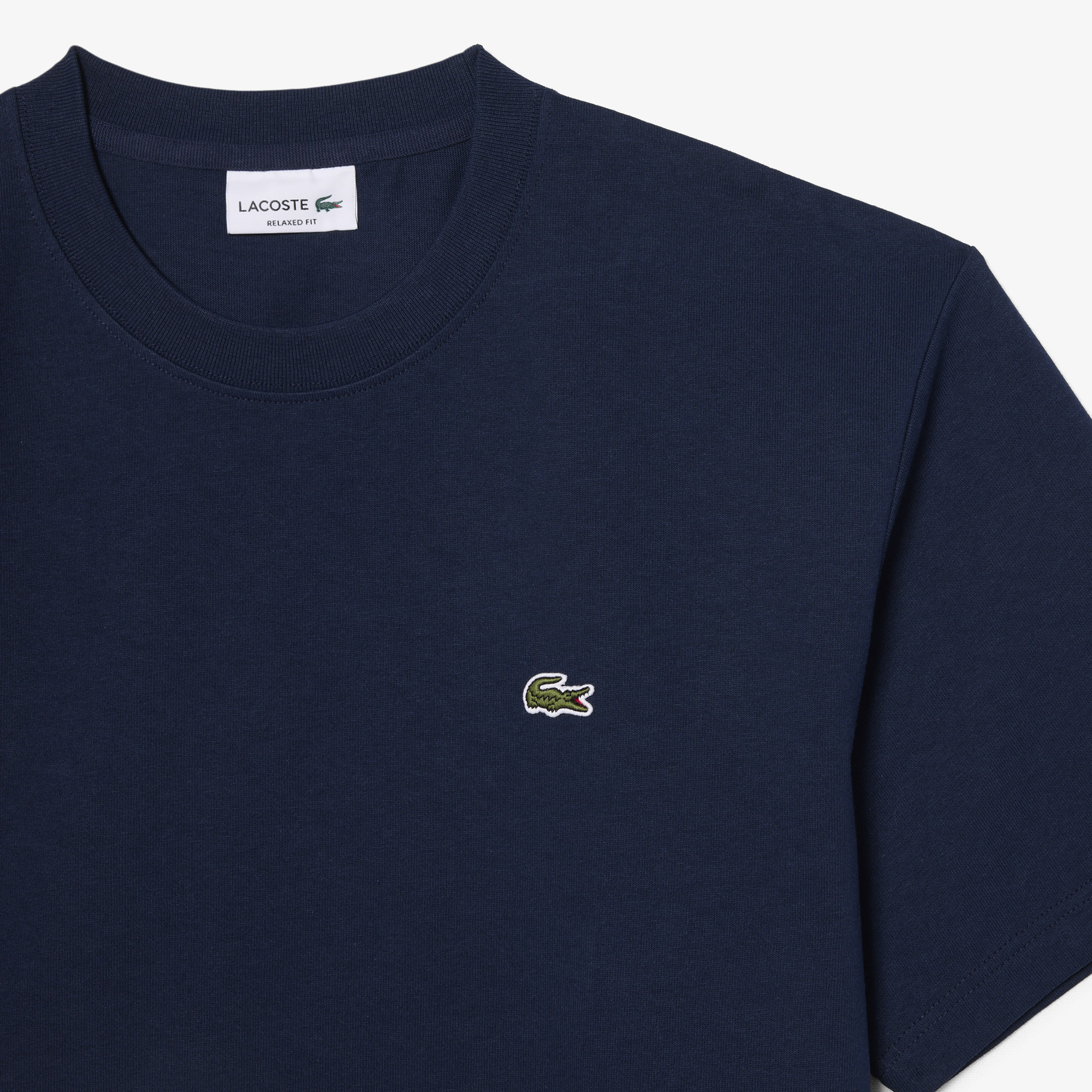 Áo Thun Lacoste Nam Dáng Cổ Điển Chất Liệu Cotton Jersey Dày Dặn