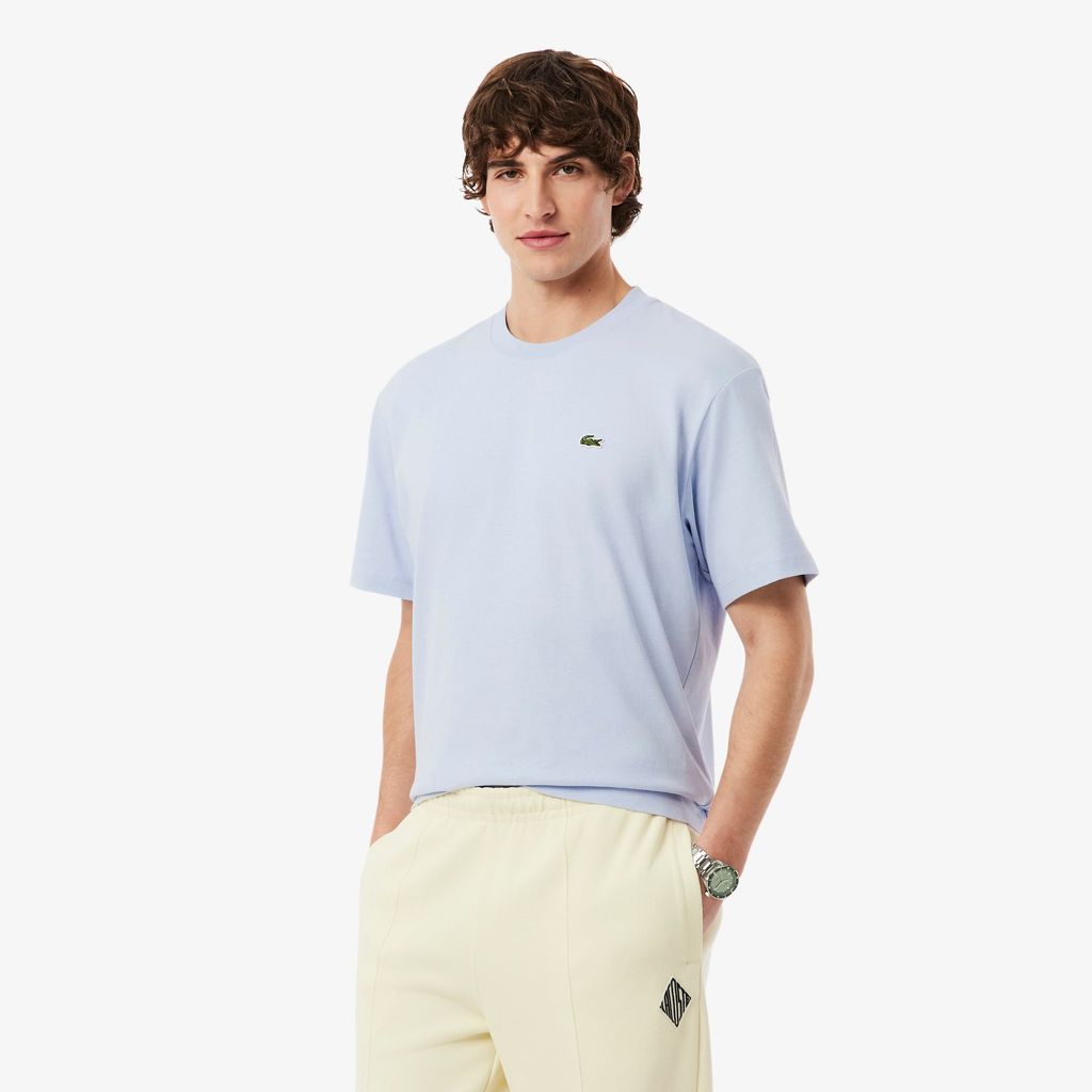 Áo Thun Lacoste Nam Dáng Cổ Điển Chất Liệu Cotton Jersey Dày Dặn