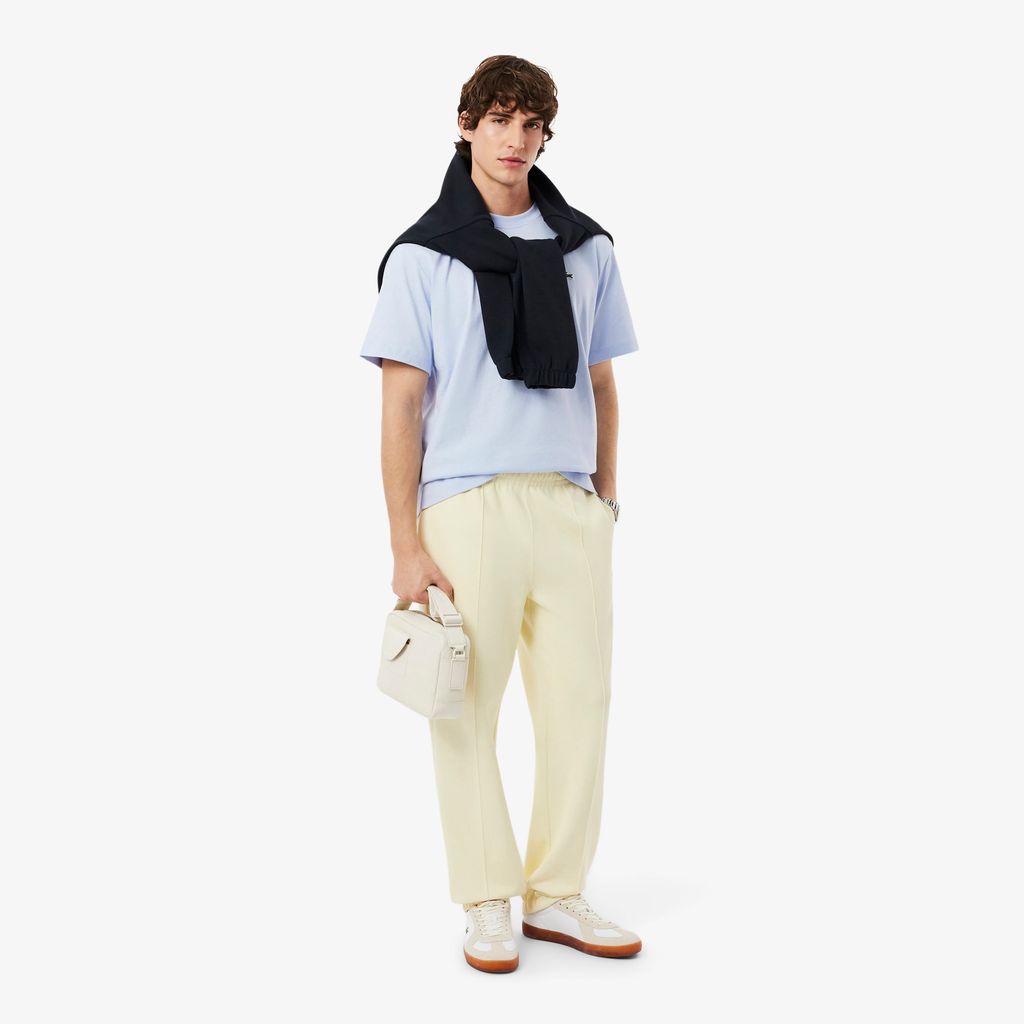 Áo Thun Lacoste Nam Dáng Cổ Điển Chất Liệu Cotton Jersey Dày Dặn