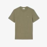 Áo Thun Lacoste Nam Dáng Cổ Điển Có Dải Băng Kẻ Sọc Với Logo
