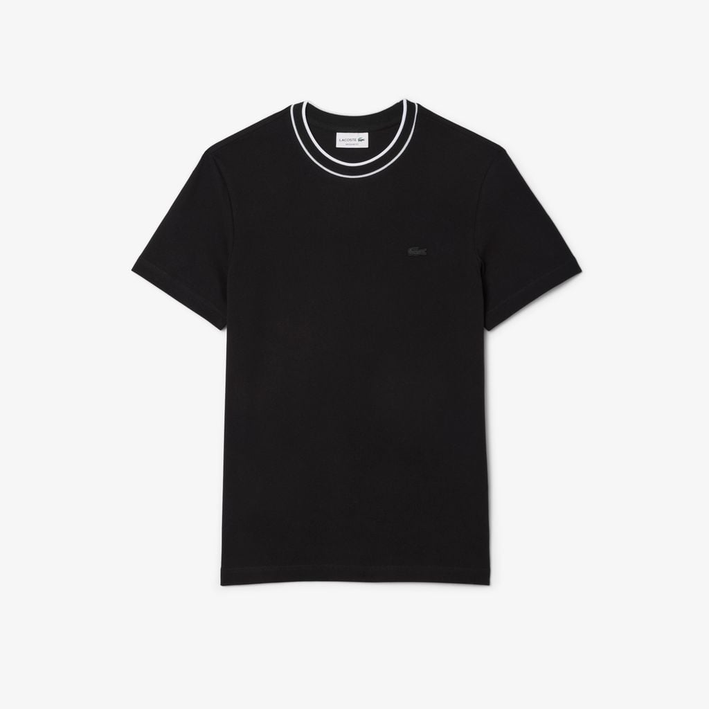 Áo Thun Lacoste Nam Piqué Cổ Sọc Co Giãn