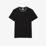 Áo Thun Lacoste Nam Piqué Cổ Sọc Co Giãn