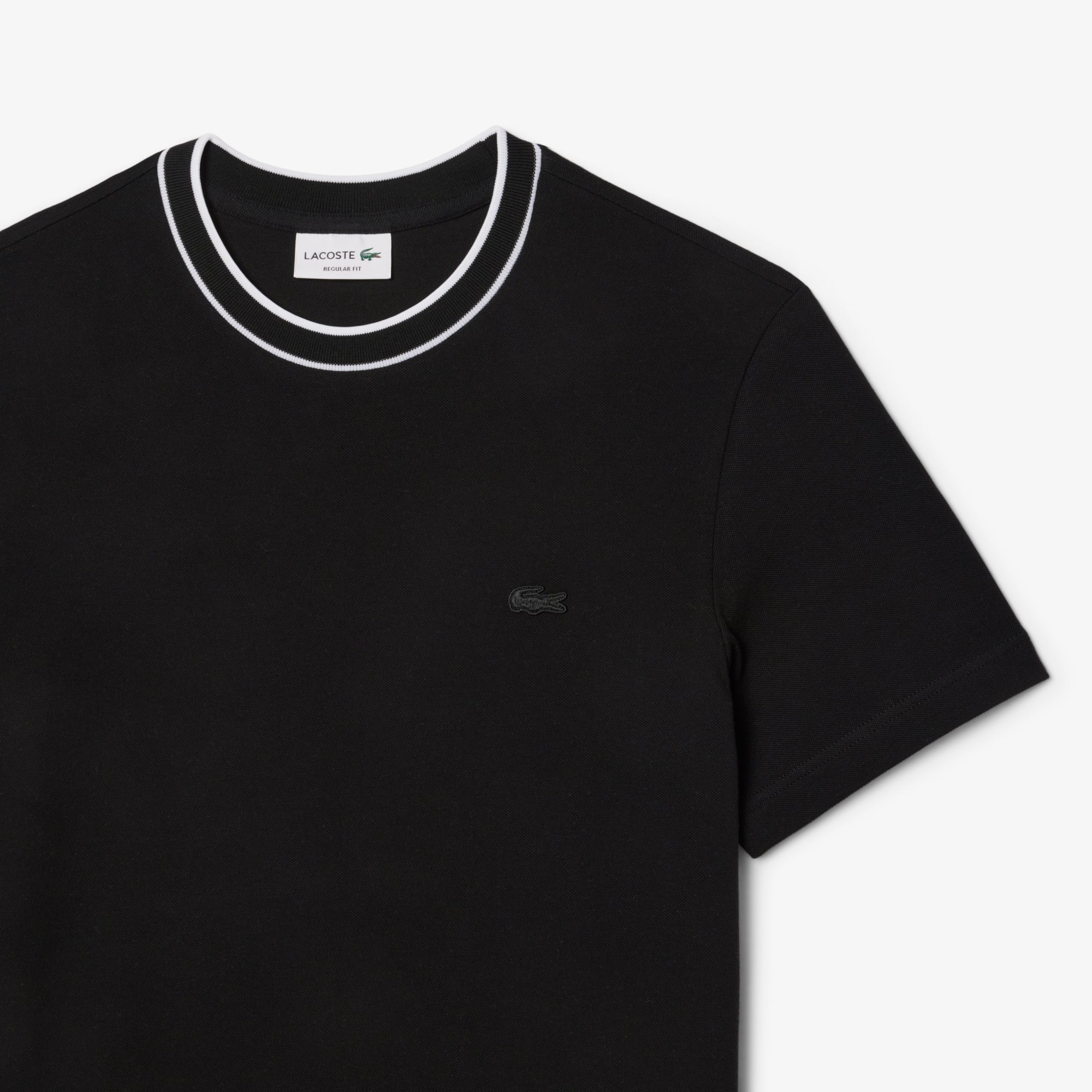 Áo Thun Lacoste Nam Piqué Cổ Sọc Co Giãn