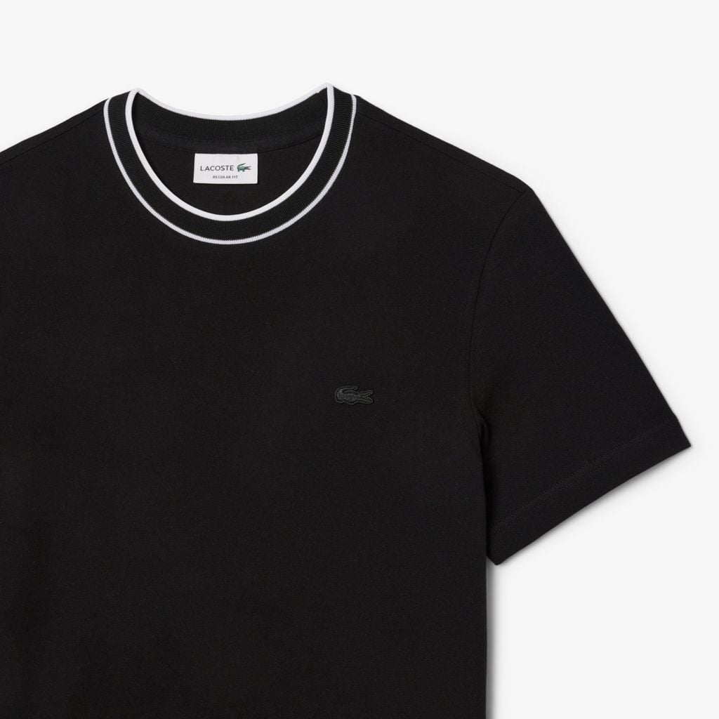 Áo Thun Lacoste Nam Piqué Cổ Sọc Co Giãn