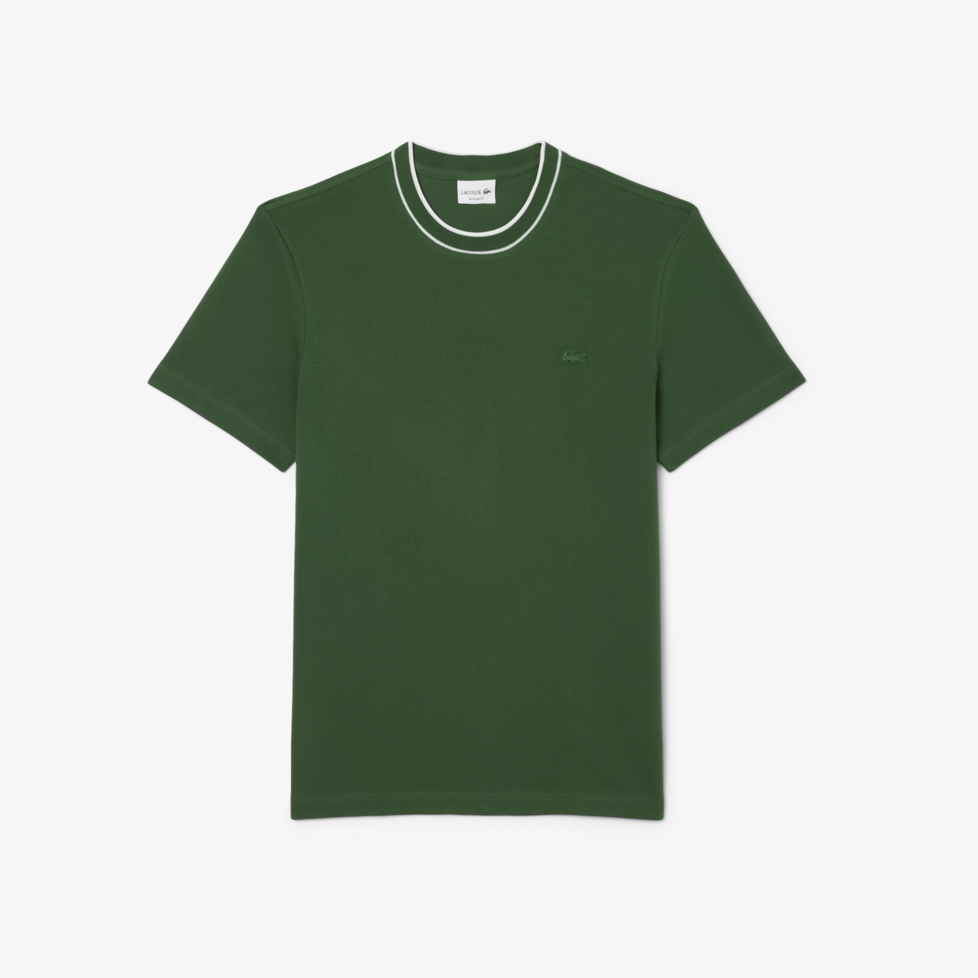 Áo Thun Lacoste Nam Piqué Cổ Sọc Co Giãn