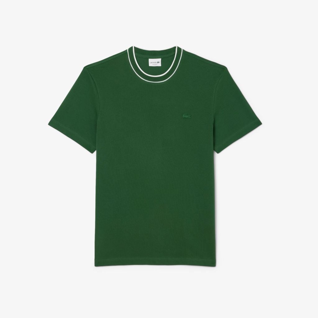 Áo Thun Lacoste Nam Piqué Cổ Sọc Co Giãn