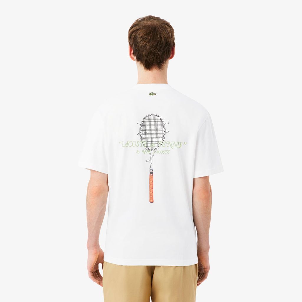 Áo Thun Lacoste Nam Dáng Cổ Điển Chất Liệu Cotton Thêu