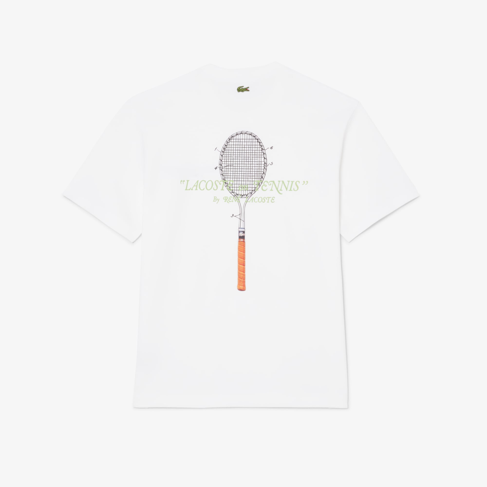 Áo Thun Lacoste Nam Dáng Cổ Điển Chất Liệu Cotton Thêu