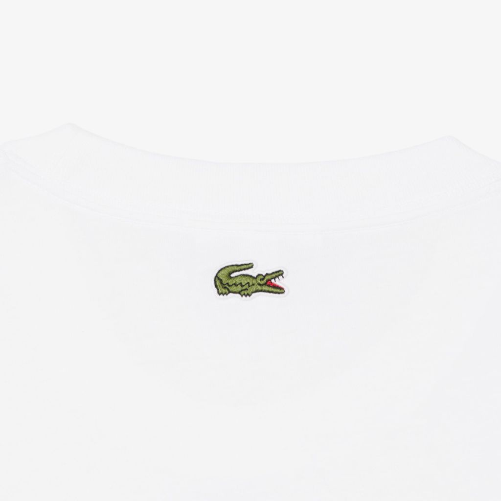 Áo Thun Lacoste Nam Dáng Cổ Điển Chất Liệu Cotton Thêu