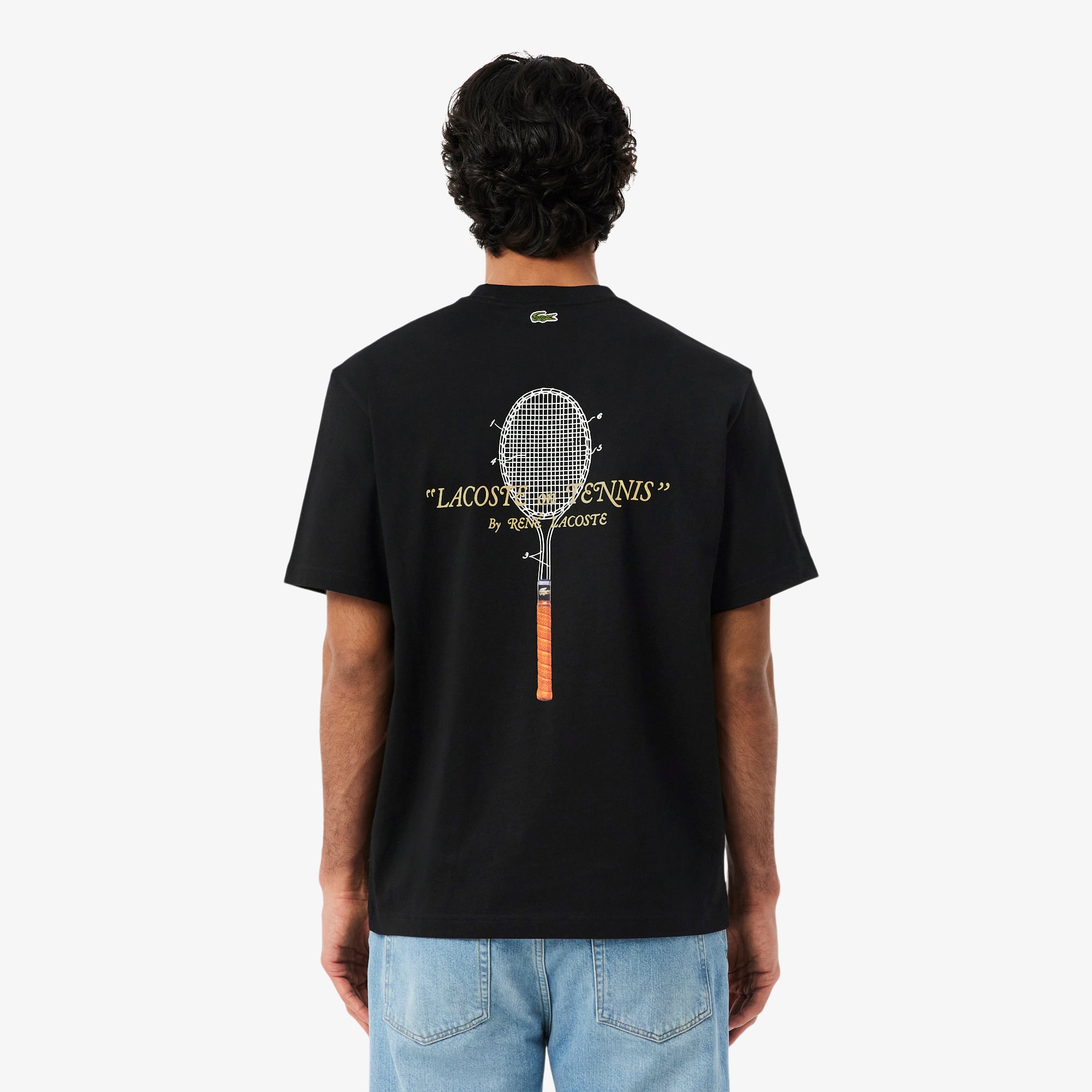Áo Thun Lacoste Nam Dáng Cổ Điển Chất Liệu Cotton Thêu