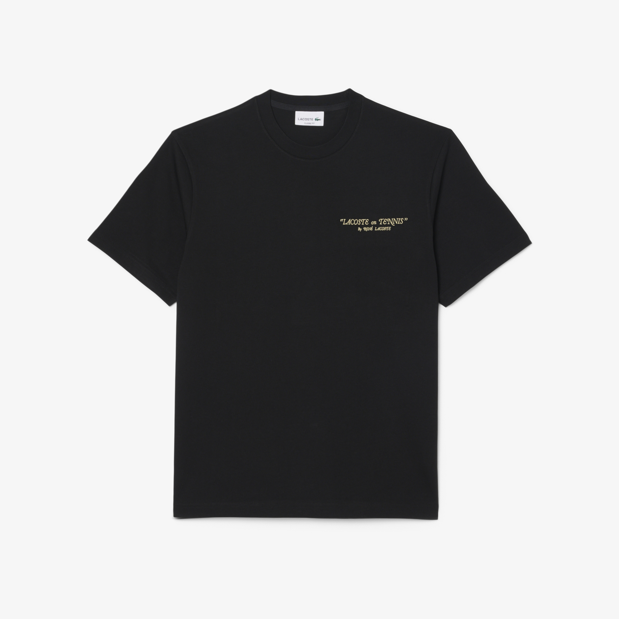 Áo Thun Lacoste Nam Dáng Cổ Điển Chất Liệu Cotton Thêu